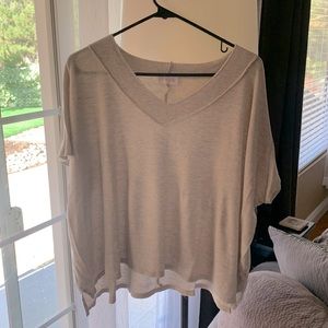Pink Lily A Glorious Time blouse, size medium, in Oatmeal